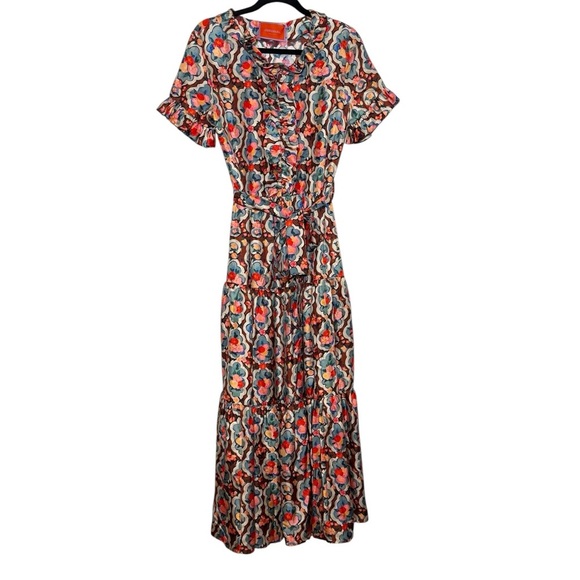 LA DoubleJ Long And Sassy Dress Size Large Matisse Silk NWT - Picture 1 of 15